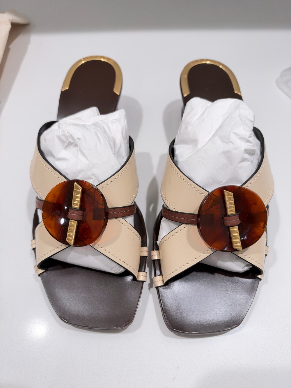 Tori Burch Dress Open-Toe Shoe - 7.5